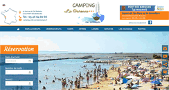 Desktop Screenshot of camping-municipal-portdesbarques.com